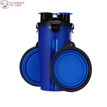 Charger l'image dans la galerie, 2-en-1 Bouteille d'eau et récipient de stockage de nourriture - Le bonheur du Chien