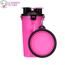 Charger l'image dans la galerie, 2-en-1 Bouteille d'eau et récipient de stockage de nourriture - Le bonheur du Chien