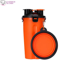 Charger l'image dans la galerie, 2-en-1 Bouteille d'eau et récipient de stockage de nourriture - Le bonheur du Chien
