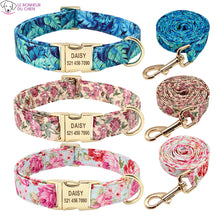 Charger l'image dans la galerie, Ensemble Collier + Laisse personnalisable - Le bonheur du Chien