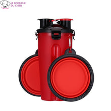 Charger l'image dans la galerie, 2-en-1 Bouteille d'eau et récipient de stockage de nourriture - Le bonheur du Chien