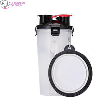 Charger l'image dans la galerie, 2-en-1 Bouteille d'eau et récipient de stockage de nourriture - Le bonheur du Chien