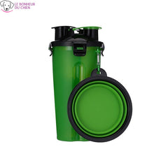 Charger l'image dans la galerie, 2-en-1 Bouteille d'eau et récipient de stockage de nourriture - Le bonheur du Chien
