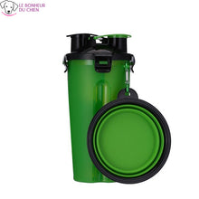 Charger l'image dans la galerie, 2-en-1 Bouteille d'eau et récipient de stockage de nourriture - Le bonheur du Chien