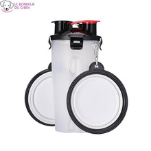 Charger l'image dans la galerie, 2-en-1 Bouteille d'eau et récipient de stockage de nourriture - Le bonheur du Chien