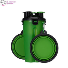 Charger l'image dans la galerie, 2-en-1 Bouteille d'eau et récipient de stockage de nourriture - Le bonheur du Chien