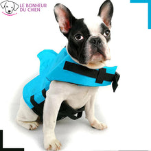 Charger l&#39;image dans la galerie, Sharkjack - Gilet de natation réglable pour chien en forme de requin - Le bonheur du Chien
