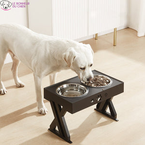 Feeders_Elspet | Table élévatrice à double bols pour chiens - Le bonheur du Chien